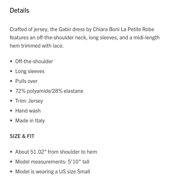 Chiara Boni La Petite Robe off the shoulder cocktail dress - Picture 4 of 6